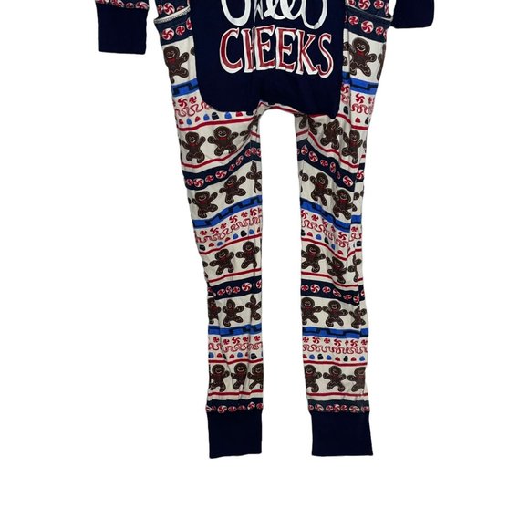 Lazy One Flap Jack Sweet Cheeks Gingerbread Holiday Pajamas Womens XL Peppermint - Picture 9 of 10
